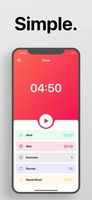 Screenshot 1 of Interval Timer □ HIIT Timer