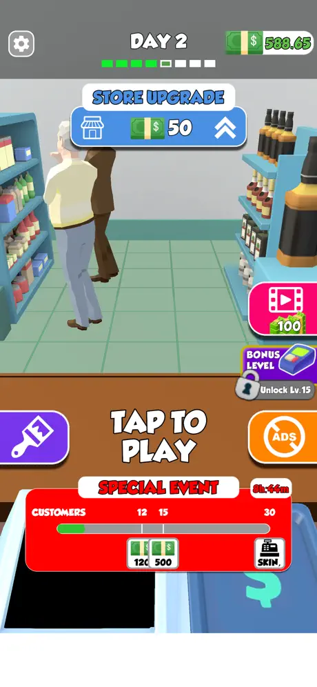 Cashier 3D - iOSGods.com screenshot 1