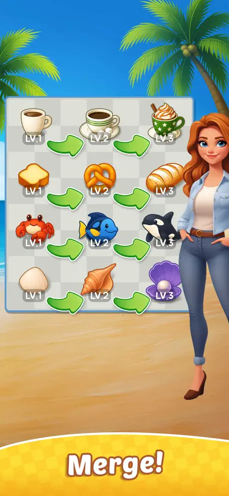 Merge Beach - iOSGods.com screenshot 5