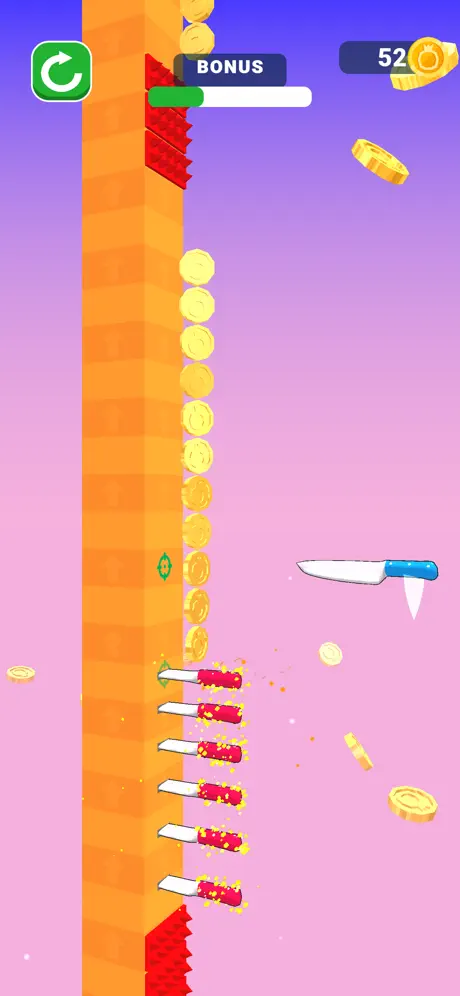 Ball Up: Knife Racing ✨ screenshot 2