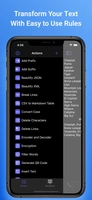 Screenshot 1 of Text Workflow: Text Processing