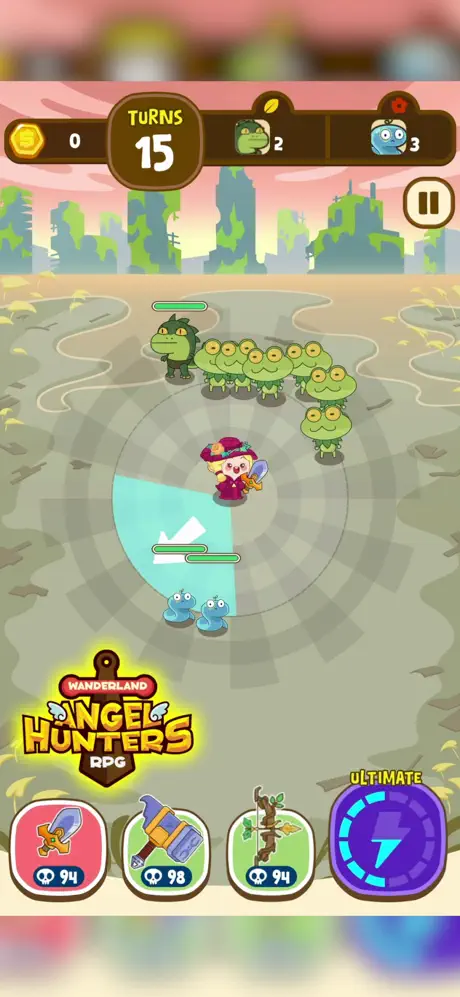 Wanderland: Angel hunters RPG screenshot 1