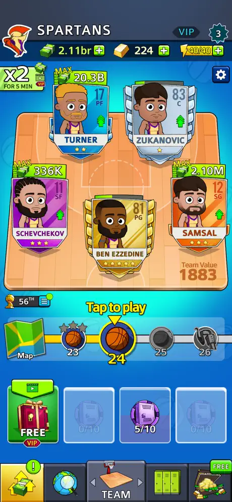 Idle Five - iOSGods.com screenshot 1
