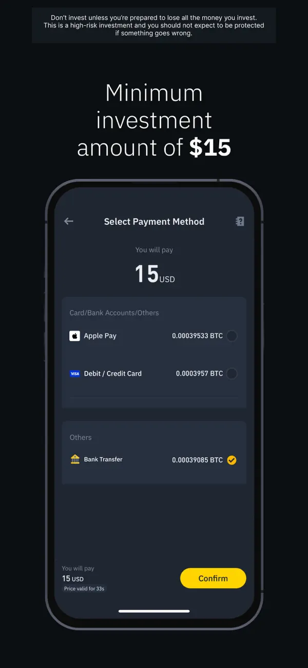 Binance - App for iOS screenshot 1