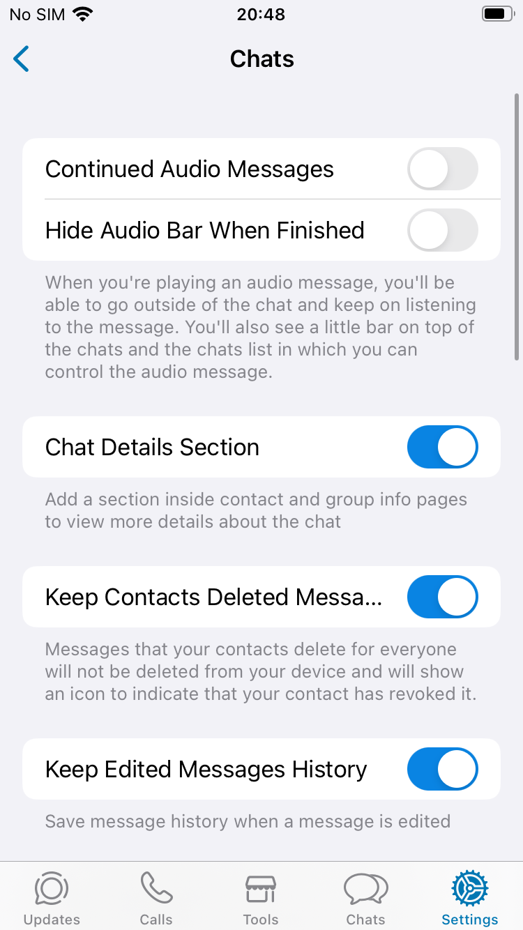 Duplicate Watusi for WhatsApp Business screenshot 3