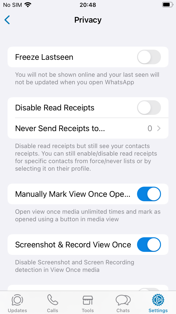 Duplicate Watusi for WhatsApp Business screenshot 4