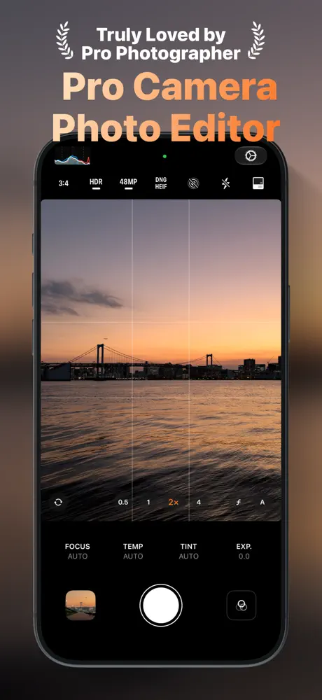 PhotonCam: Pro Camera & Editor screenshot 1