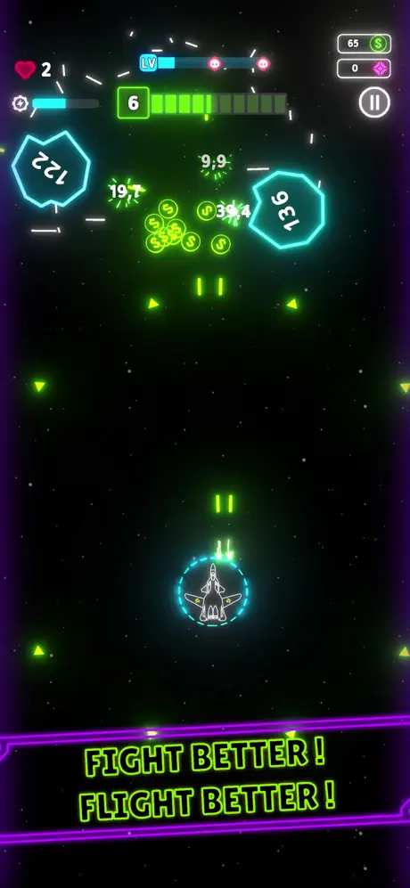Neon Wings - iOSGods.com screenshot 5
