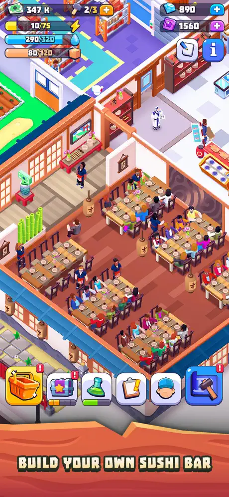 Sushi Empire Tycoon ✨ screenshot 1