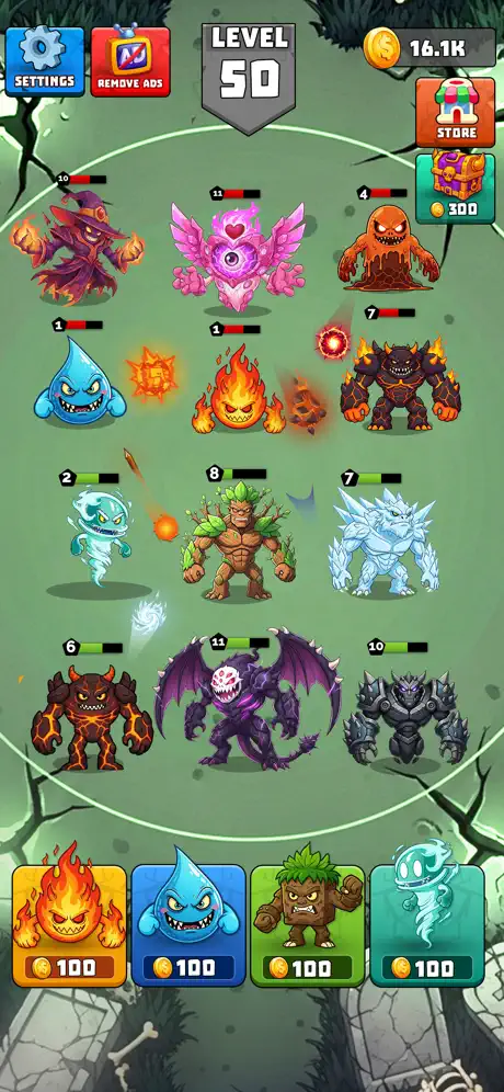 Elemental Monsters ✨ screenshot 4