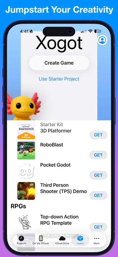 Xogot: Godot for iPad & iPhone screenshot 4
