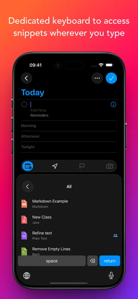 Snippety screenshot 3