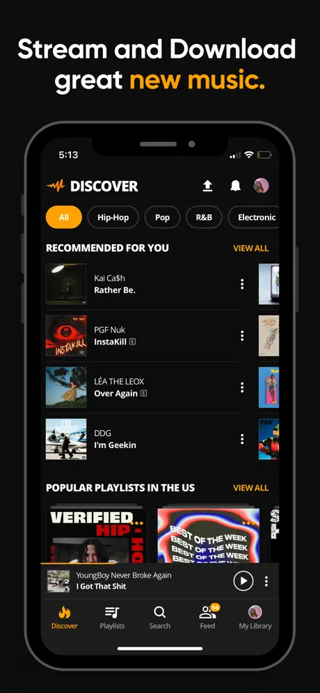 audiomack screenshot 2