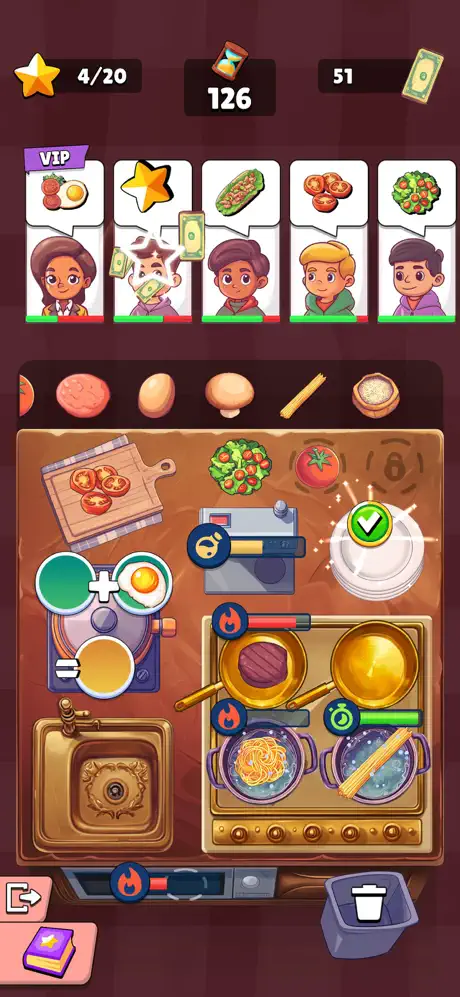Mini Kitchen Chef - iOSGods.com screenshot 3