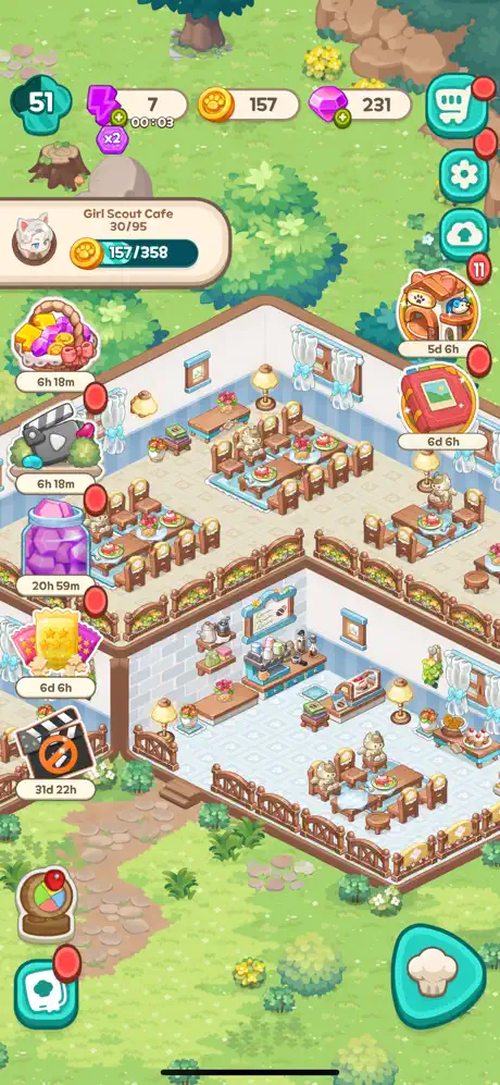 Merge Cat Cafe ✨ screenshot 2