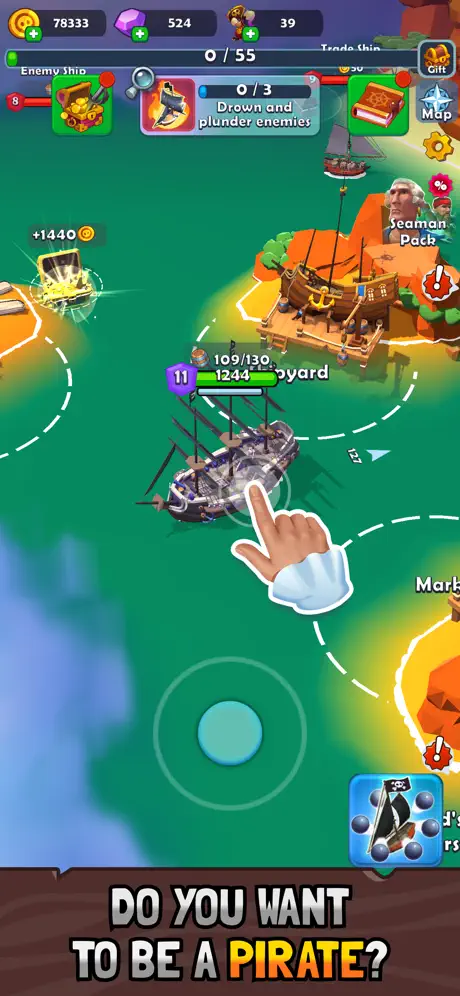 Pirate Raid - iOSGods.com screenshot 1