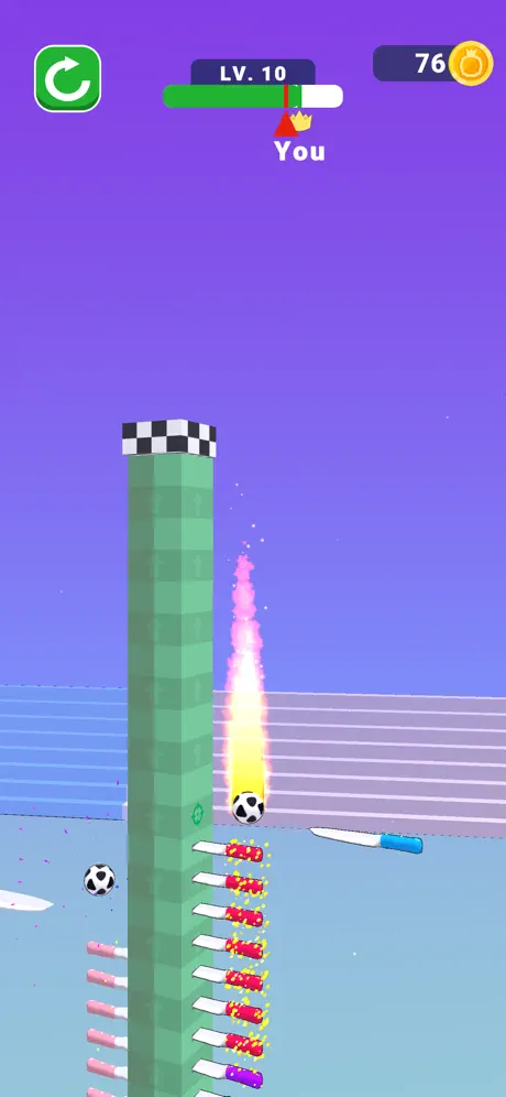 Ball Up: Knife Racing ✨ screenshot 3