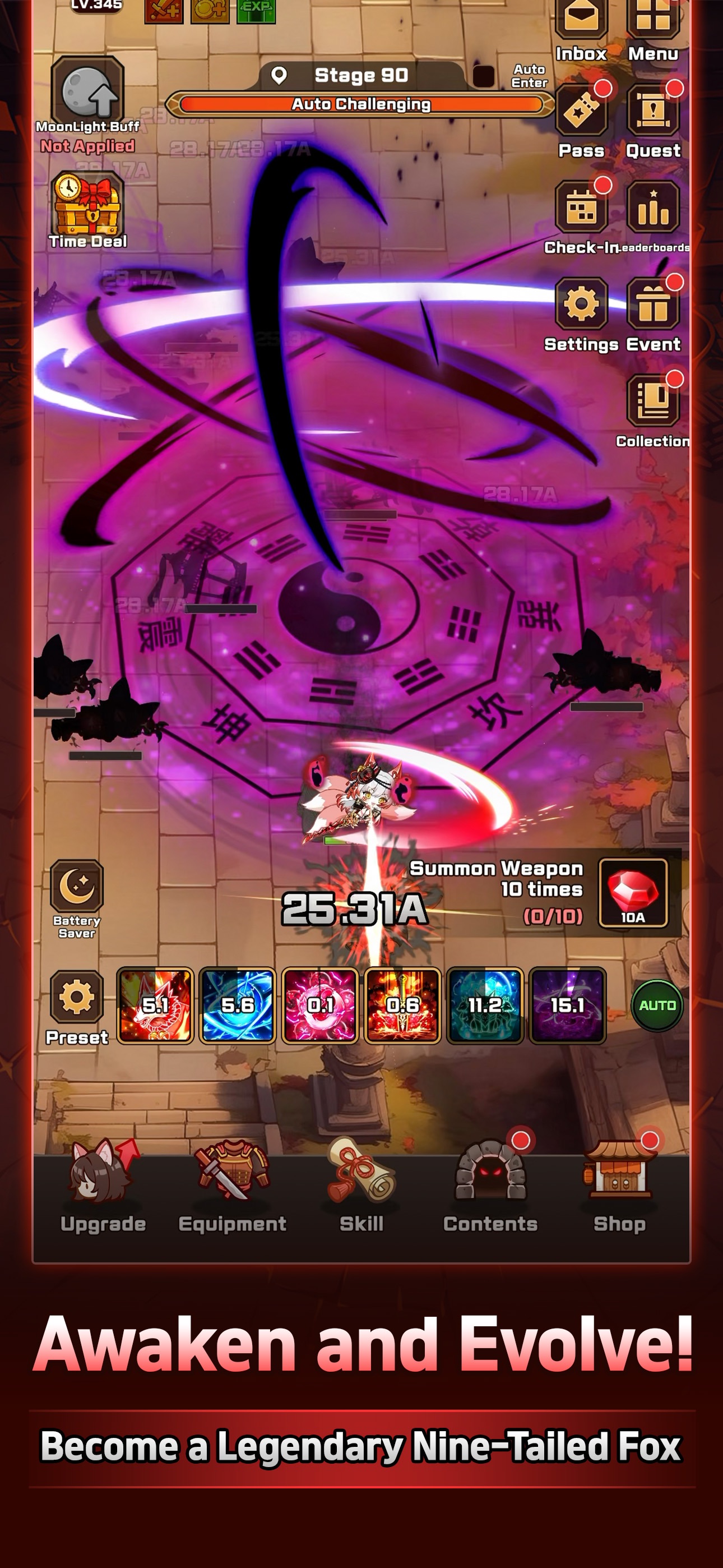 Nine-Tailed Fox Idle RPG screenshot 1