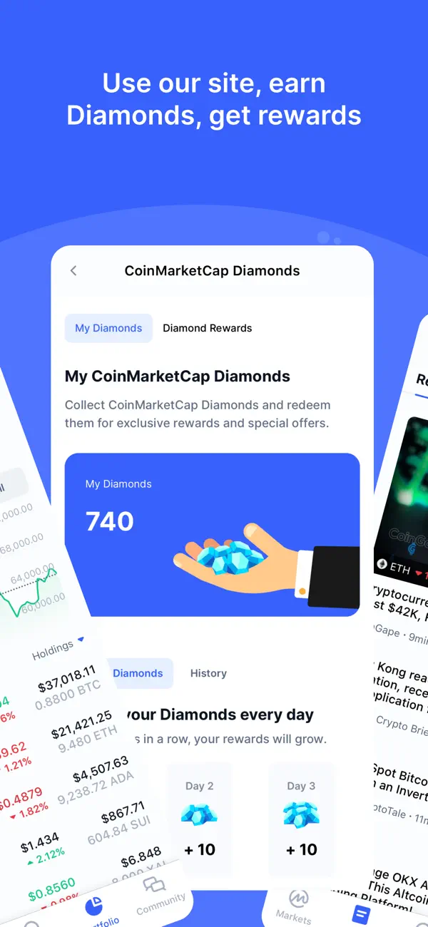 CoinMarketCap - Crypto Tracking App for iOS screenshot 1