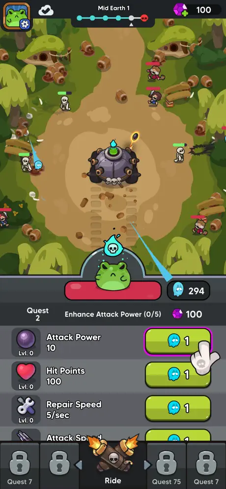 Legend of Frog - iOSGods.com screenshot 1