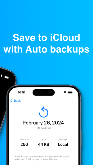 Contacts Transfer & Backup Pro screenshot 3