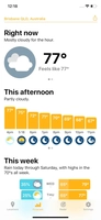 Screenshot 1 of Hello Weather: Forecast & Maps