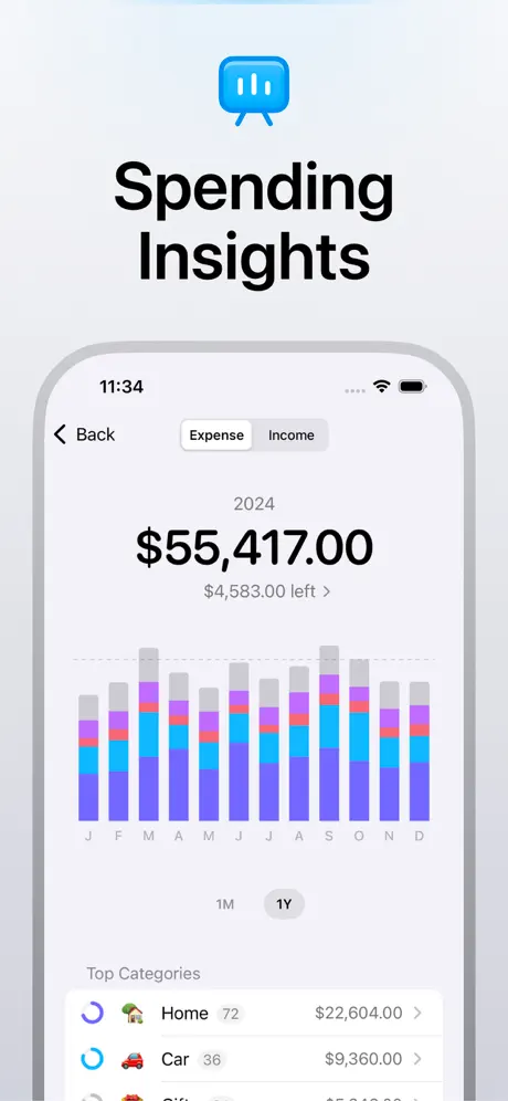 Five Cents: Monthly Budget screenshot 2