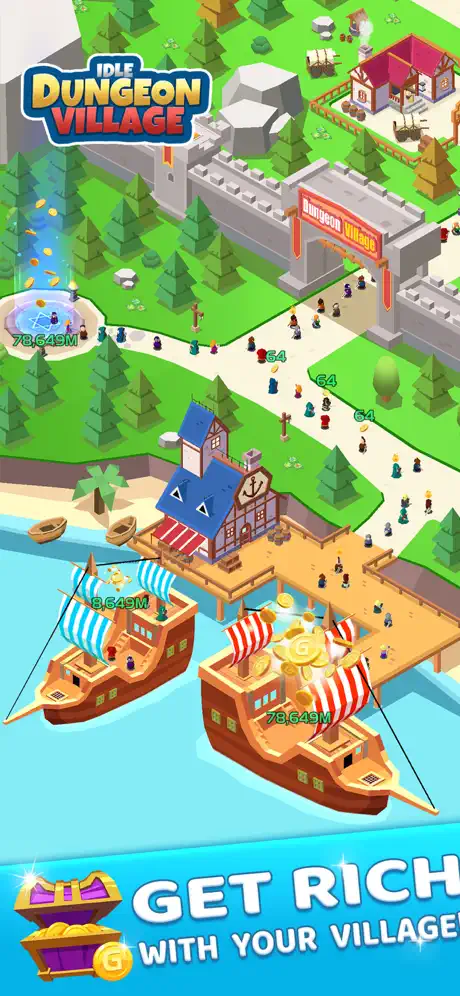 Idle Dungeon Village screenshot 2