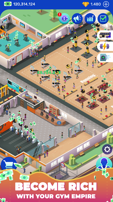 Idle Fitness Gym Tycoon ✨ screenshot 2