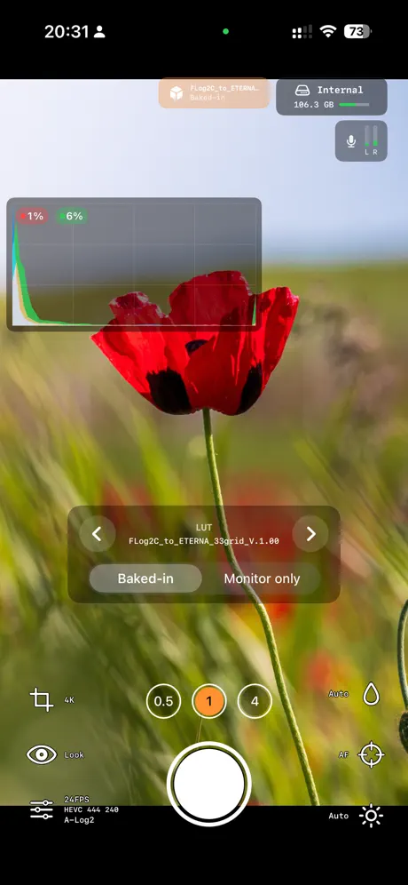 LogCam screenshot 2