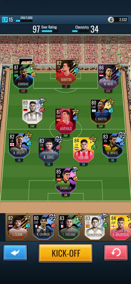Soccer Collector: Build Team screenshot 1