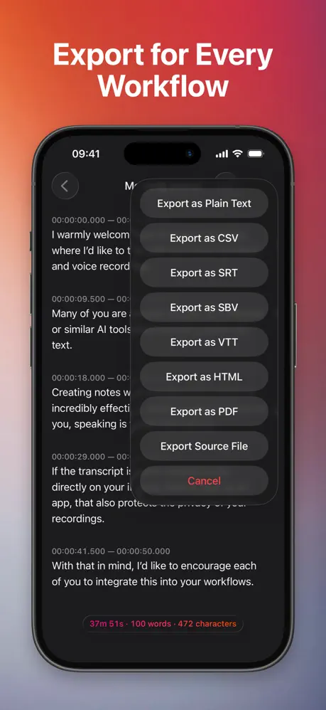 Transcription Pro screenshot 4