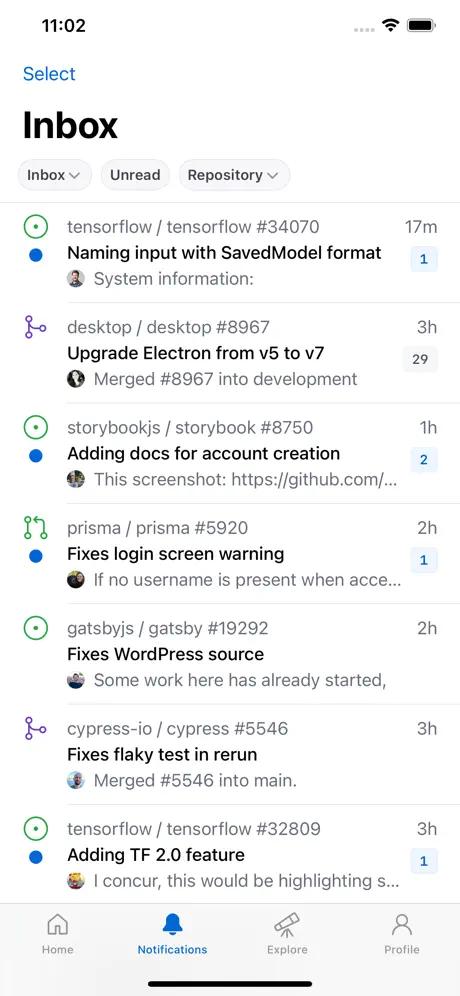 GitHub screenshot 2