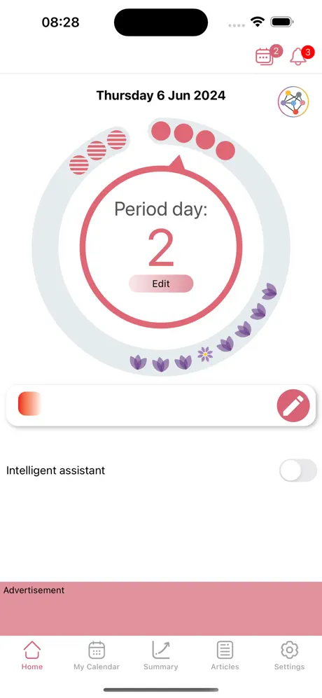 WomanLog screenshot 1