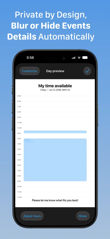 Share Schedule: NotSoBusy screenshot 5