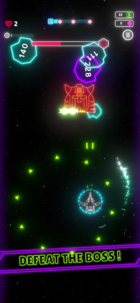 Neon Wings - iOSGods.com screenshot 4