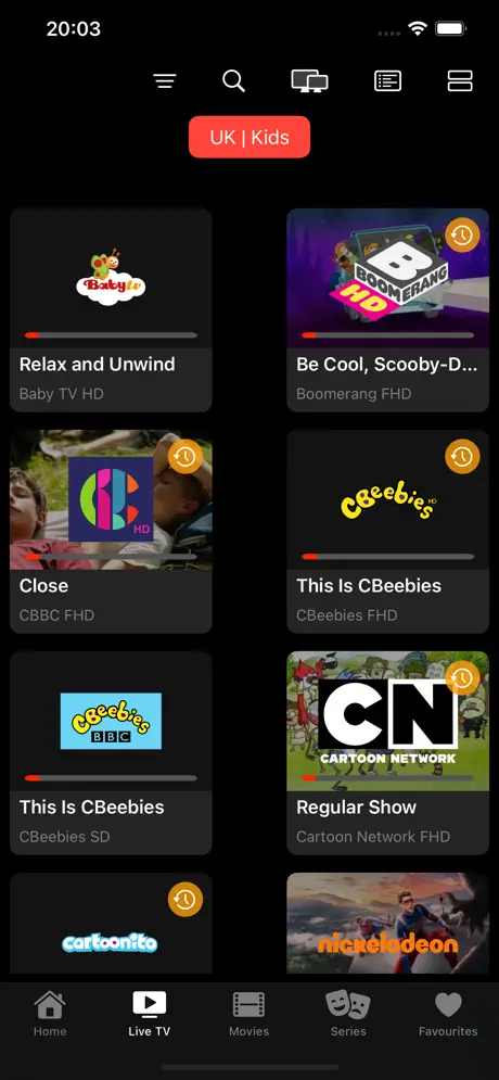 Snappier IPTV screenshot 1