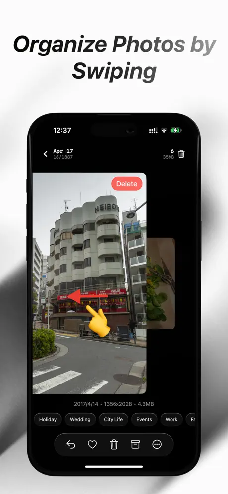 ByePhotos screenshot 2