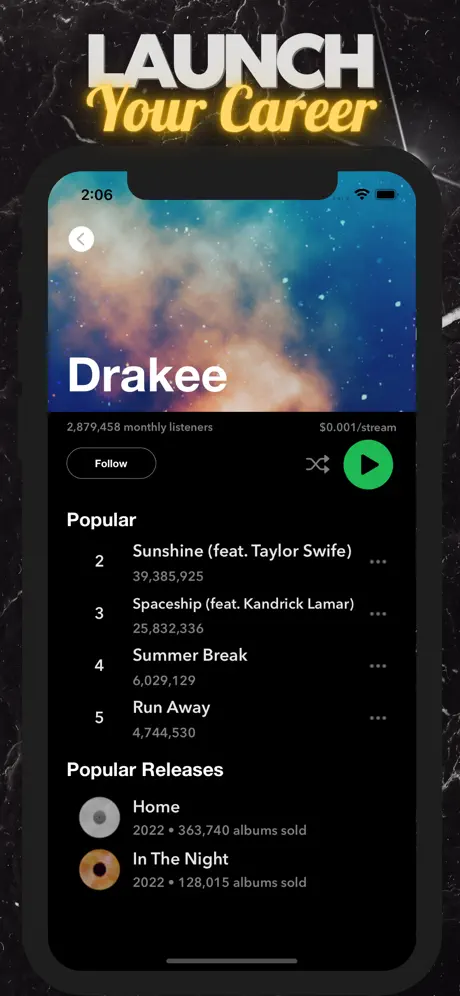 Music Star - Life Simulator screenshot 1