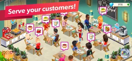 Screenshot 3 of My Cafe — Restaurant Game