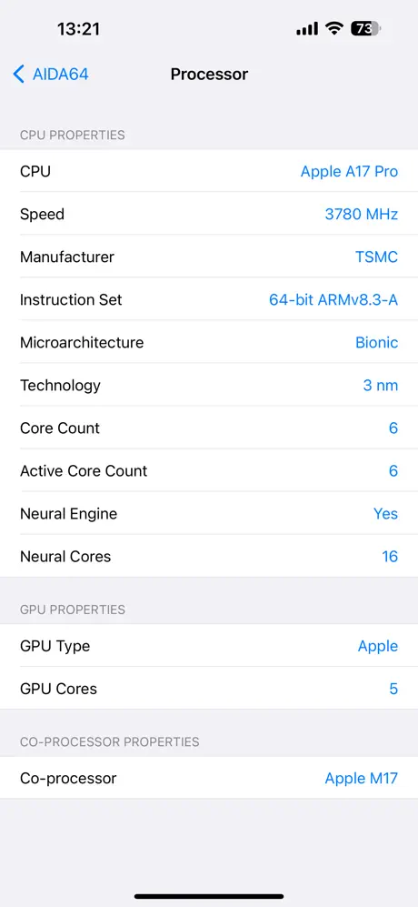AIDA64 screenshot 3