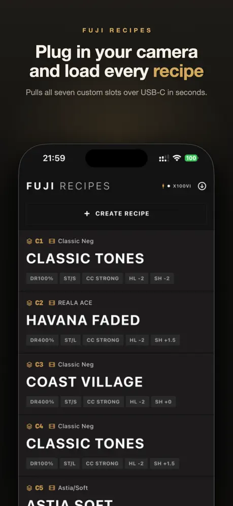 Fuji Recipes screenshot 1