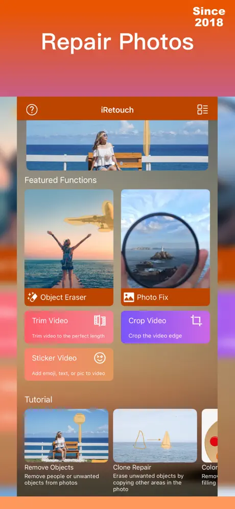 iRetouch screenshot 1