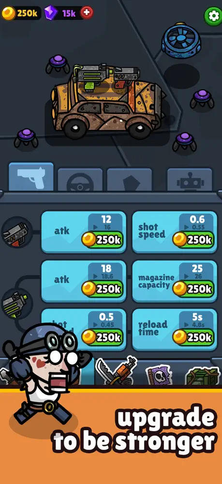 Undead Shooter Idle Highway - iOSGods.com screenshot 4