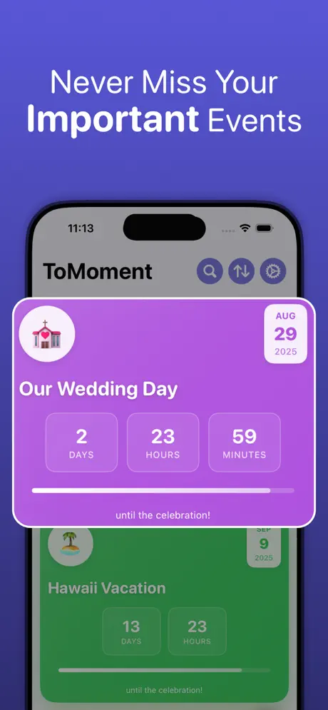 ToMoment screenshot 1