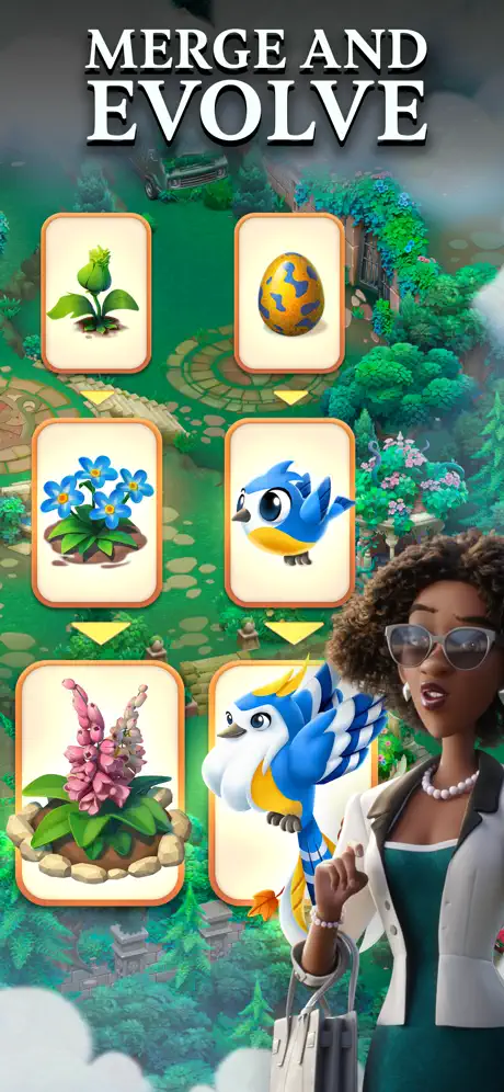 Merge Gardens - iOSGods.com screenshot 4