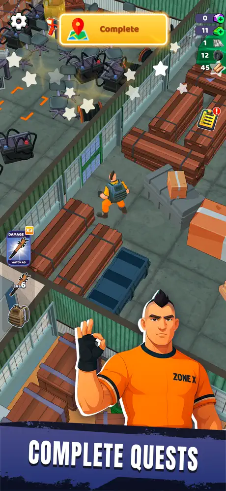 Zone X: Wasteland Survival RPG - iOSGods.com screenshot 5