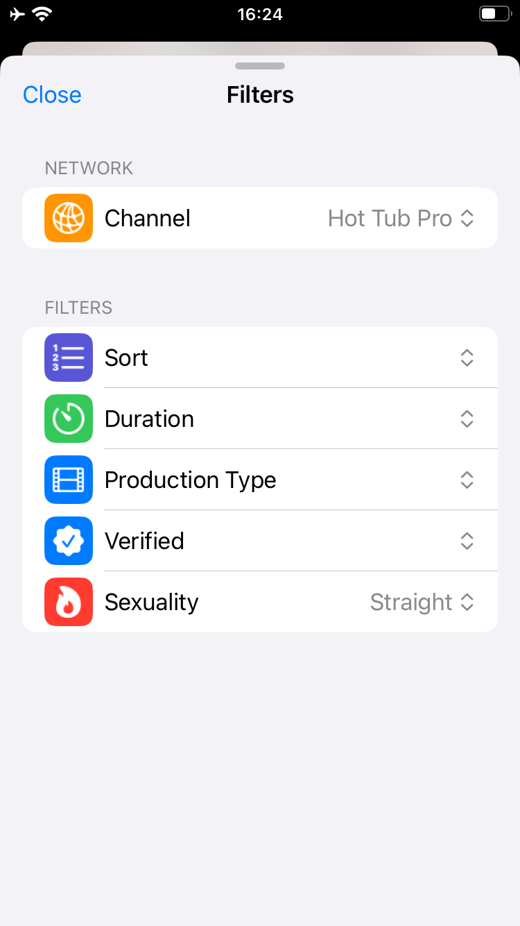 HotTub - Adult Content Browser for iOS screenshot 1