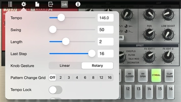 KORG iELECTRIBE for iPhone screenshot 1