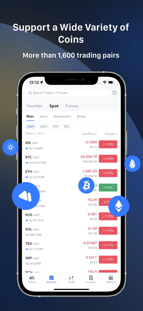 MEXC - App for iOS screenshot 2
